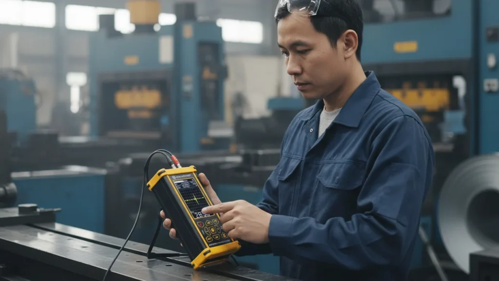 NOVOTEST UT-2A - alat ukur ketebalan ultrasonik genggam dengan layar dan probe