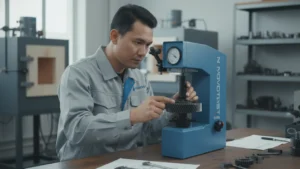NOVOTEST TS-BRV - Alat uji kekerasan digunakan pada gigi gear untuk mendeteksi hardening tidak merata