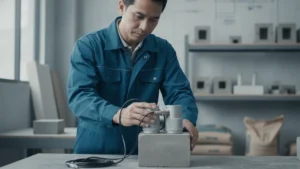 Strength Meter TSP NOVOTEST IPSM-U+T+D - Alat ukur kekuatan beton dengan layar digital dan probe UPV