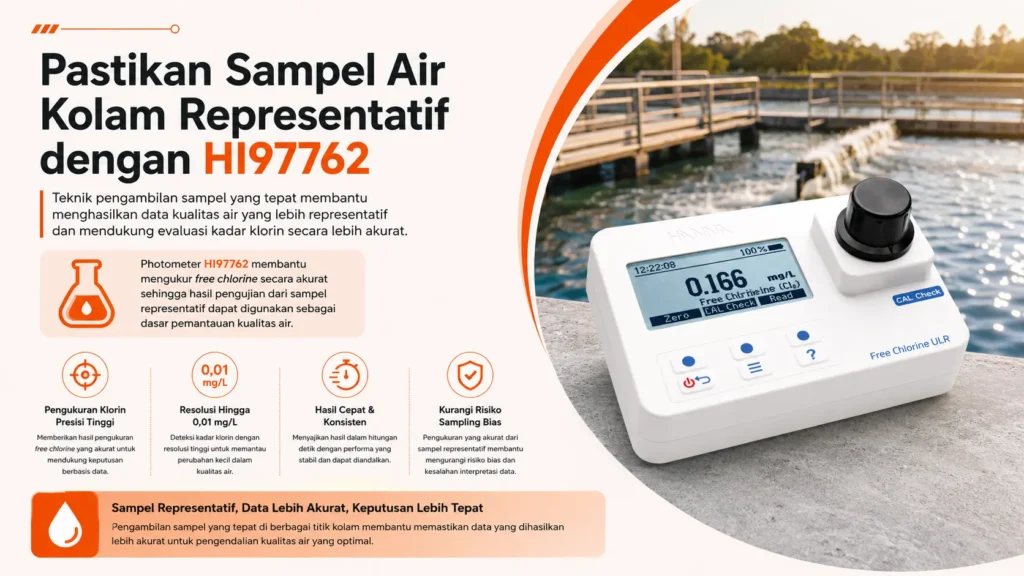 prosedur pengambilan sampel representative pada pengujian kualitas air pdam