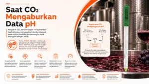 alat ukur pH akurat dengan Hanna HI1292D untuk kontrol kualitas fermentasi