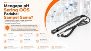 Alat Ukur pH HANNA INSTRUMENT HI1288 - Probe pH meter untuk larutan ion rendah, akurat dan stabil sesuai USP.