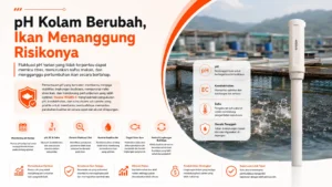 monitoring fluktuasi pH kolam ikan menggunakan Hanna Instrument HI1285-5