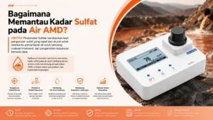monitoring kadar sulfat pada air AMD untuk mendukung kepatuhan lingkungan