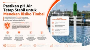 strategi kontrol pH air menggunakan HANNA HI12300 untuk mencegah risiko timbal balik