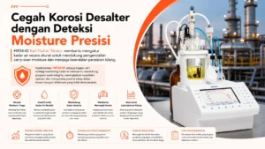 cara Mencegah Korosi pada Desalter Solusi ukur kadar air dengan HI934-02 Karl Fischer Titrator