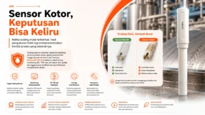 aplikasi untuk cegah scaling sensor dengan Hanna HI1285-6