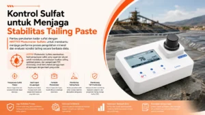 kontrol kadar sulfat untuk menjaga stabilitas pada tailing paste pertambangan
