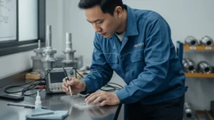 Blok Uji Kalibrasi NOVOTEST SO1 - blok kalibrasi untuk verifikasi case depth nitrided aerospace