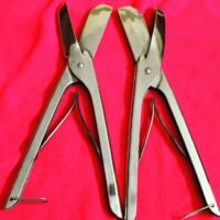 Cashew Nut Cutting Scissors stainless steel SS304 alat pemotong kacang mete untuk pengujian kualitas Raw Cashew Nut (RCN)