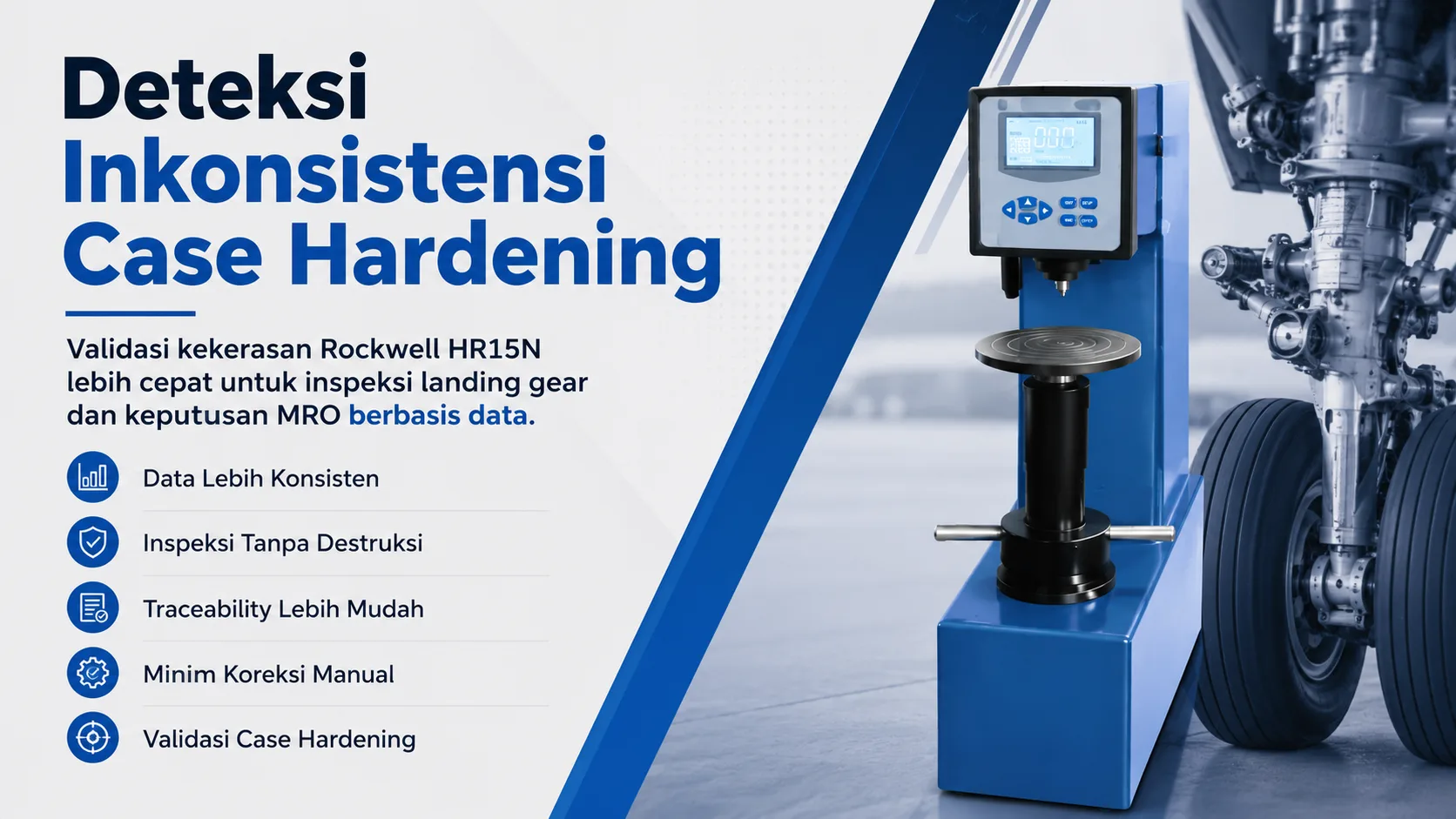 Alat Penguji Kekerasan Rockwell NOVOTEST TS-R-C - perangkat uji kekerasan digital dengan indenter dan layar