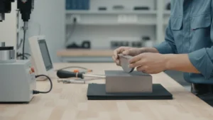 Blok Uji Kalibrasi NOVOTEST SO3 - Blok logam presisi dengan permukaan halus untuk kalibrasi kekerasan
