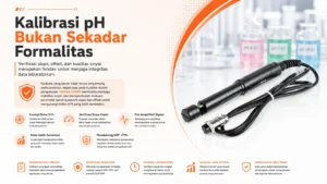 Panduan cara untuk mengkalibrasi alat ukur pH meter agar tidak drift