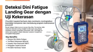 Cegah Fatigue Landing Gear Bolt dengan Verifikasi Kekerasan menggunakan NOVOTEST T‑D2‑R