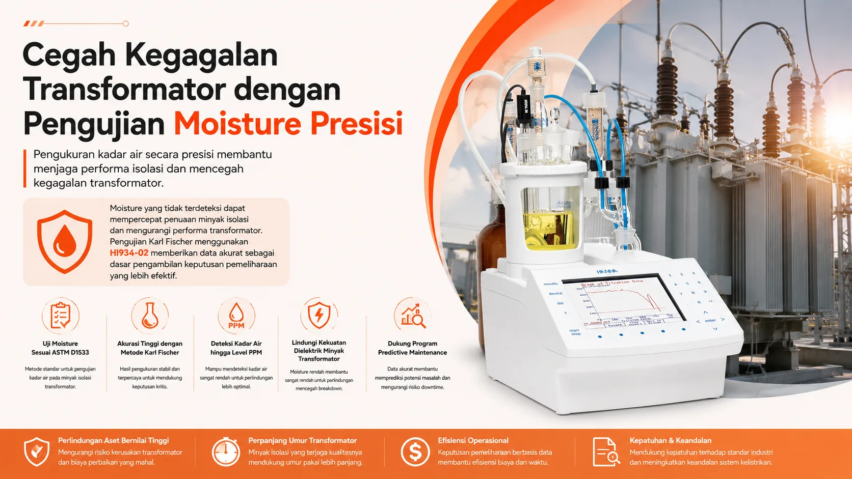 Deteksi Moisture Minyak Transformator Sebelum Terjadi Kegagalan