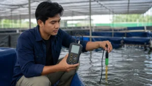 pH Meter Portable HANNA HI83141-1 dengan Elektroda HI1230B - Instrumen digital portabel dengan probe untuk pengukuran pH kolam.