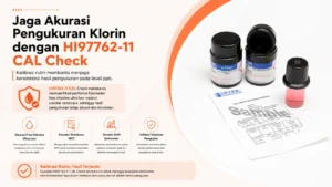Cara Menjaga Akurasi Pengukuran Klorin di Instalasi Pengolahan Air dengan kalibrasi menggunakan HI97762-11 CAL Check
