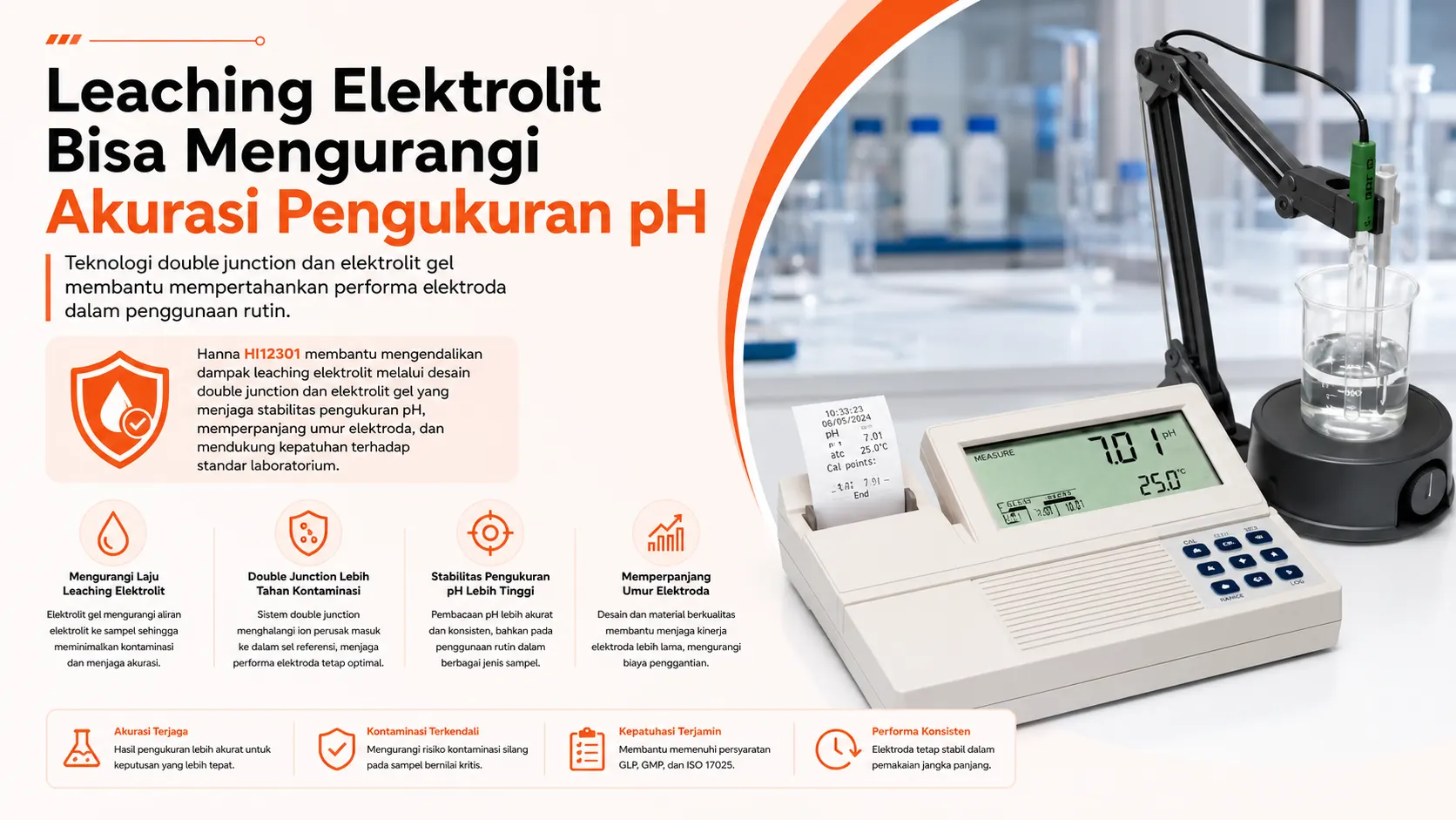 KONTROL AKURASI UNTUK MENCEGAH TERJADINYA LEACHING ELEKTROLIT