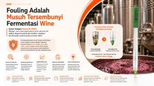 prosedur perawatan pH mencegah terjadinya fouling dan mendukung kualitas fermentasi wine