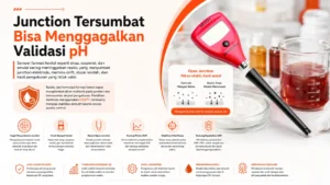 CEGAH JUNCTION TERSUMBAT DENGAN ALAT UKUR PH AKURAT HANNA HI1271 UNTUK APLIKASI INDUSTRI FARMASI