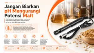 Ukur kadar pH Mash dengan akurat menggunakan Hanna HI1285-7