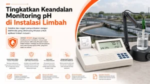 solusi untuk mencegah terjadinya Junction Elektroda pH Sering Tersumbat Pada Instalasi Limbah Industri menggunakan HANNA INSTRUMENT HI12301