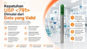 Alat Ukur pH HANNA INSTRUMENT HI12963 - elektroda titanium untuk pengukuran pH akurat