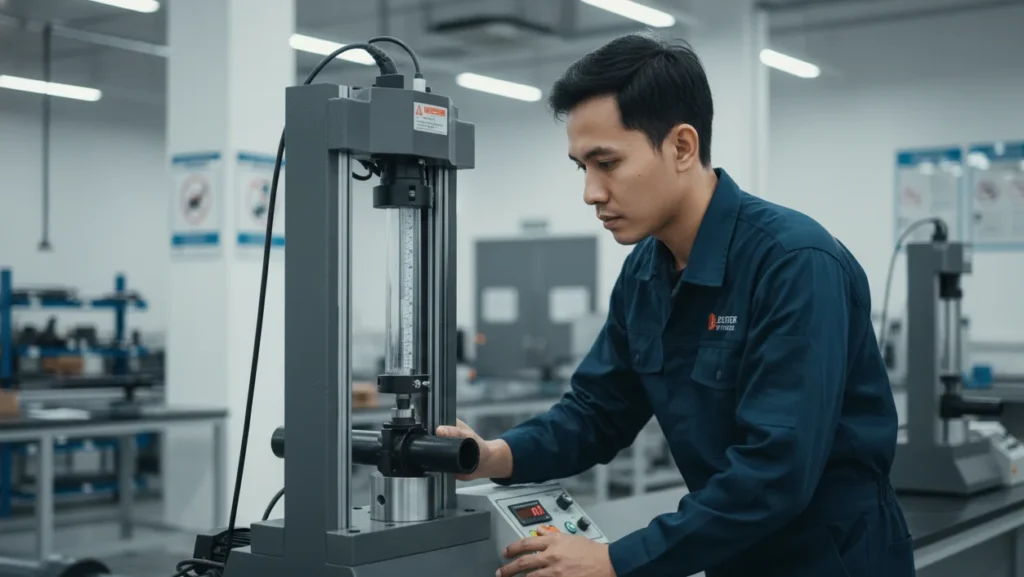 NOVOTEST STRIKE U1-4219 Pipa Impact Tester - alat uji impact dengan pipa dan indikator untuk quality control lapisan.