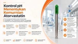 Alat Ukur pH HANNA INSTRUMENT HI1332B - pH meter presisi untuk produksi Atorvastatin