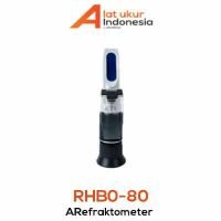 Alat Ukur Refraktometer Brix AMTAST RHB0-80