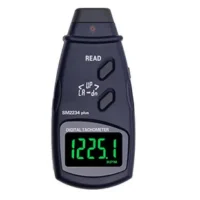 Amtast SM2234PLUS tachometer digital non-kontak untuk mengukur kecepatan rotasi RPM