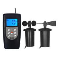 Anemometer Landtek AM-1236C untuk mengukur kecepatan dan arah angin.