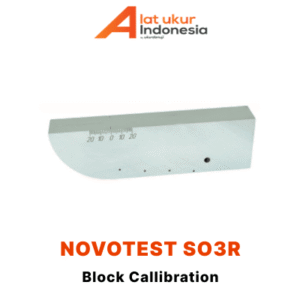 Blok Uji Kalibrasi NOVOTEST SO3R - blok kalibrasi dengan port koneksi dan label produk