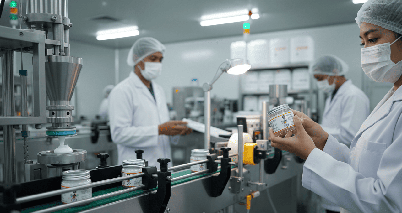 Pengawasan mutu kualitas produk kosmetik di fasilitas produksi untuk memenuhi persyaratan BPOM.