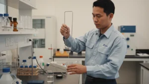 NOVOTEST VZ-246P Viscosity Flow Cup - Cangkir ukur viskositas dengan lubang aliran dan gagang logam