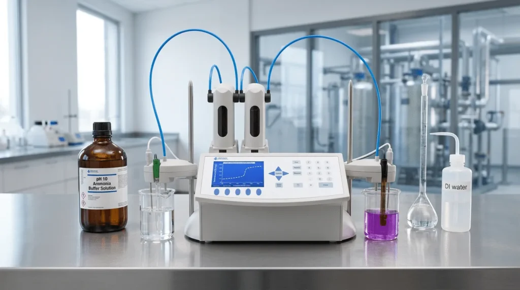 Alat Ukur Tritasi HANNA INSTRUMENT HI902C - Alat titrasi digital dengan layar dan probe