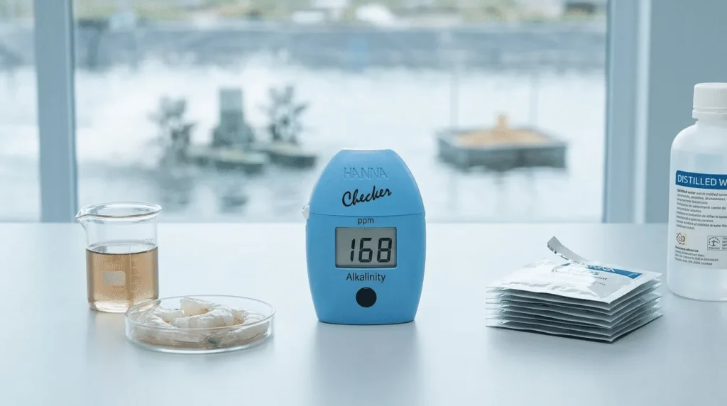 Alat Ukur Alkalinitas HANNA INSTRUMENT HI775 - Colorimeter digital untuk pengukuran alkalinitas air tambak udang.