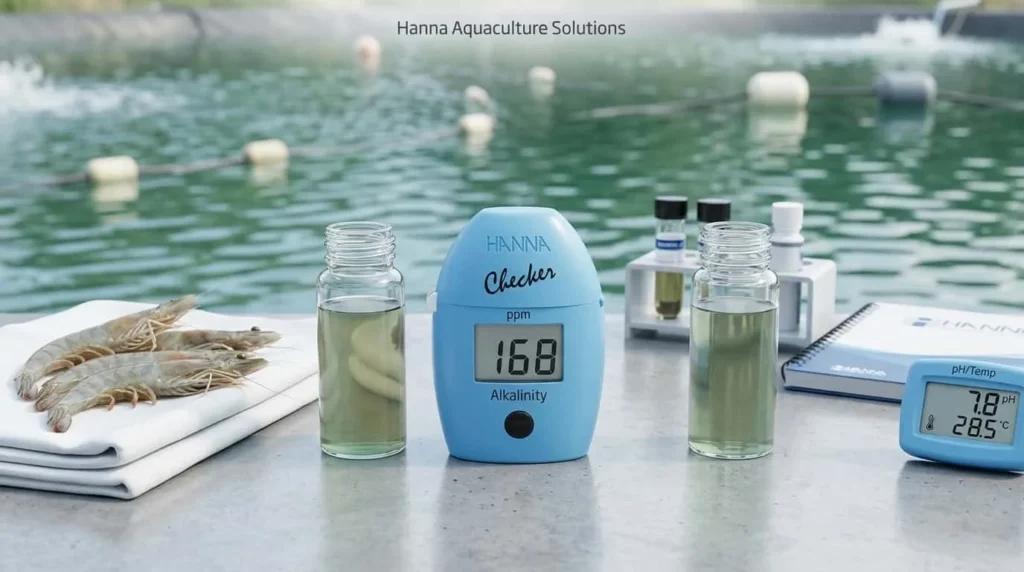 HANNA INSTRUMENT HI775 Colorimeter - Alat ukur alkalinitas portabel untuk tambak vaname.