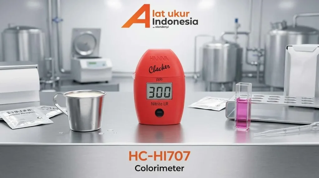 Alat Ukur Nitrit HANNA INSTRUMENT HC-HI707 - Colorimeter portabel untuk uji nitrit susu mentah
