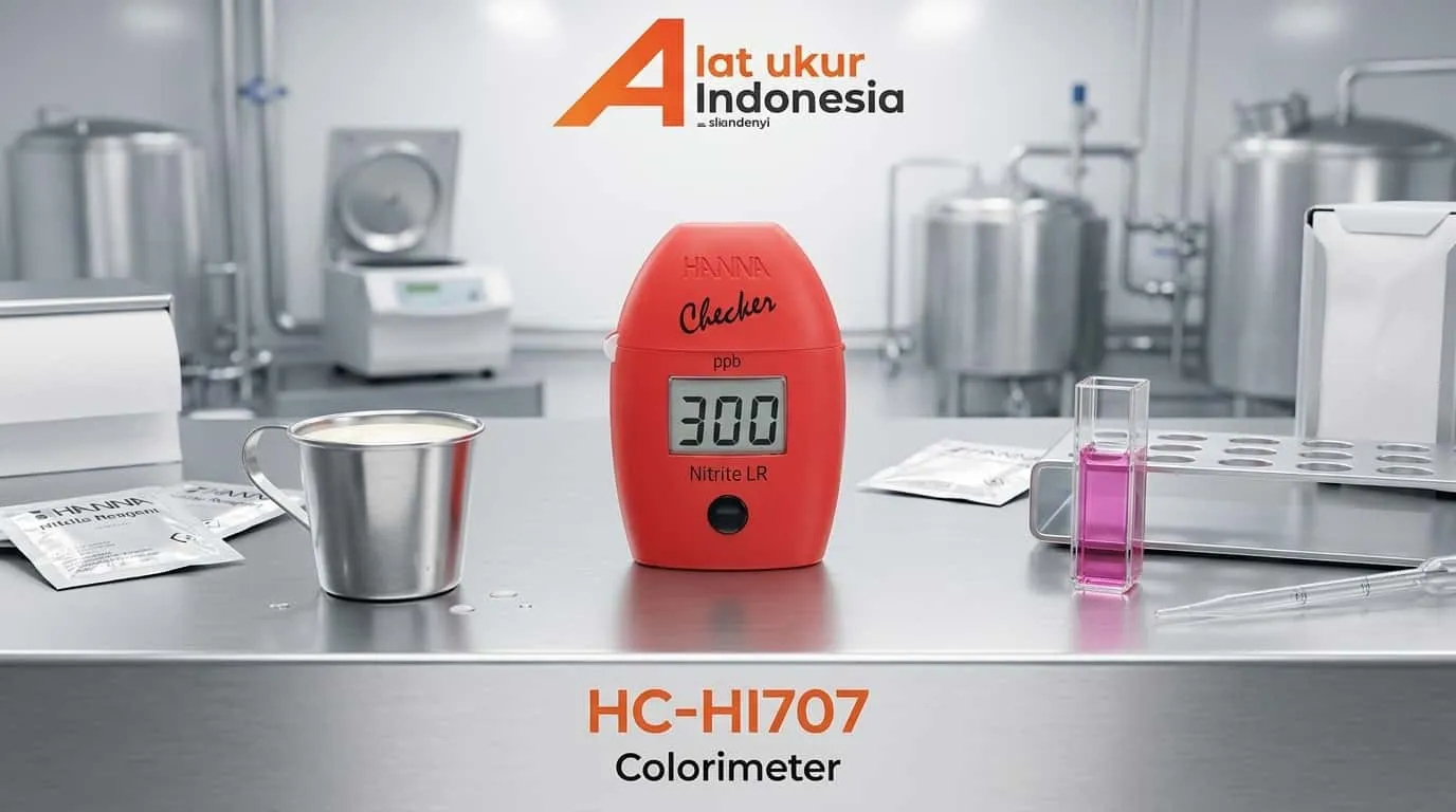 Alat Ukur Nitrit HANNA INSTRUMENT HC-HI707 - Colorimeter portabel untuk uji nitrit susu mentah