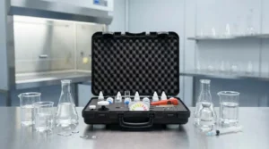 Alat Penguji Kualitas Air HANNA INSTRUMENT HI3817 - Kit portabel dengan reagen dan tabung uji