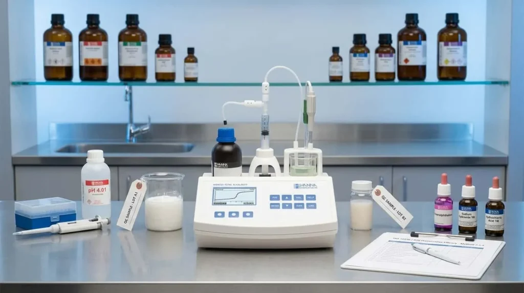Alat Ukur Tritasi HANNA INSTRUMENT HI84533 - perangkat titrator untuk analisis acidity dan kontrol alkalinity toner & cleanser