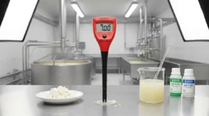 Checker Plus pH Tester HANNA INSTRUMENT HI98100 - pH meter digital portabel untuk pengujian keju, layar LCD jernih