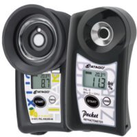 Atago IR Brix Meter × Brix Meter PAL-HIKARi 44+PAL-0 (Lemon)