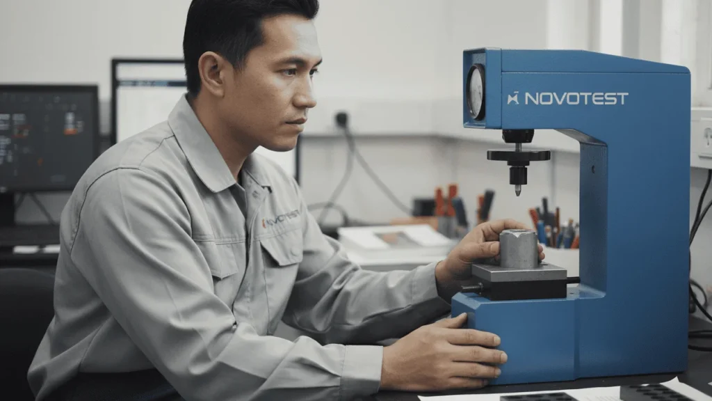 Alat Ukur Kekerasan NOVOTEST TS-R - Pengujian kekerasan logam