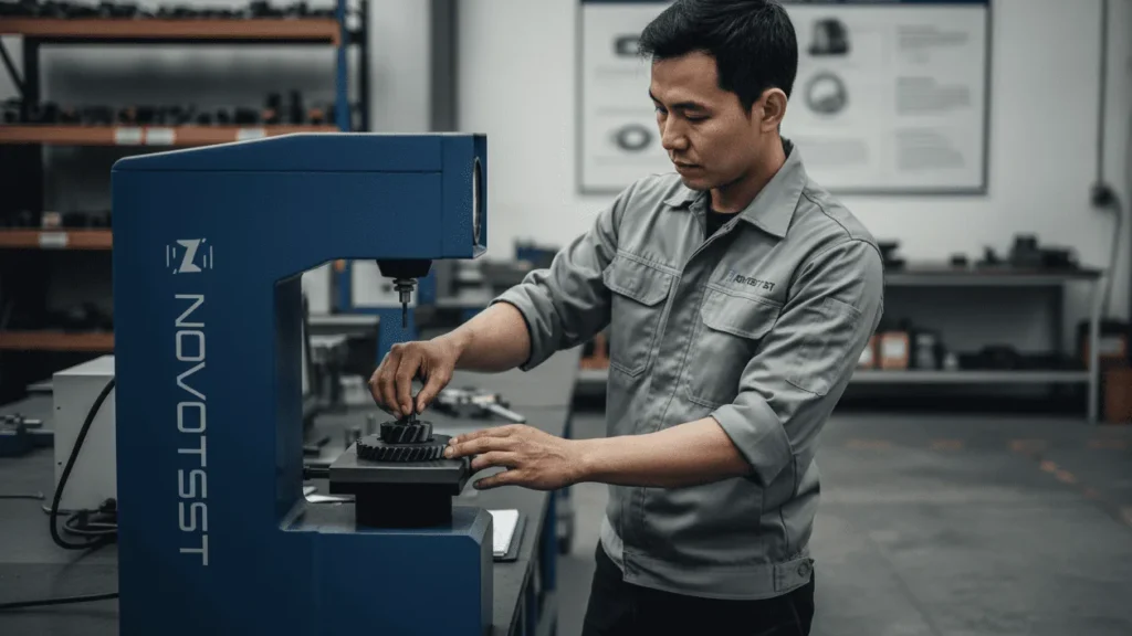 NOVOTEST TS-R - Alat ukur kekerasan digital