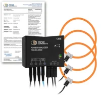 3-Phase Power Meter / 3-Phase Power Analyzer PCE-PA 6500 F150-ICA incl. ISO-Calibration Certificate