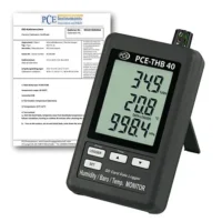 Air Humidity Meter PCE-THB 40-ICA incl. ISO Calibration Certificate