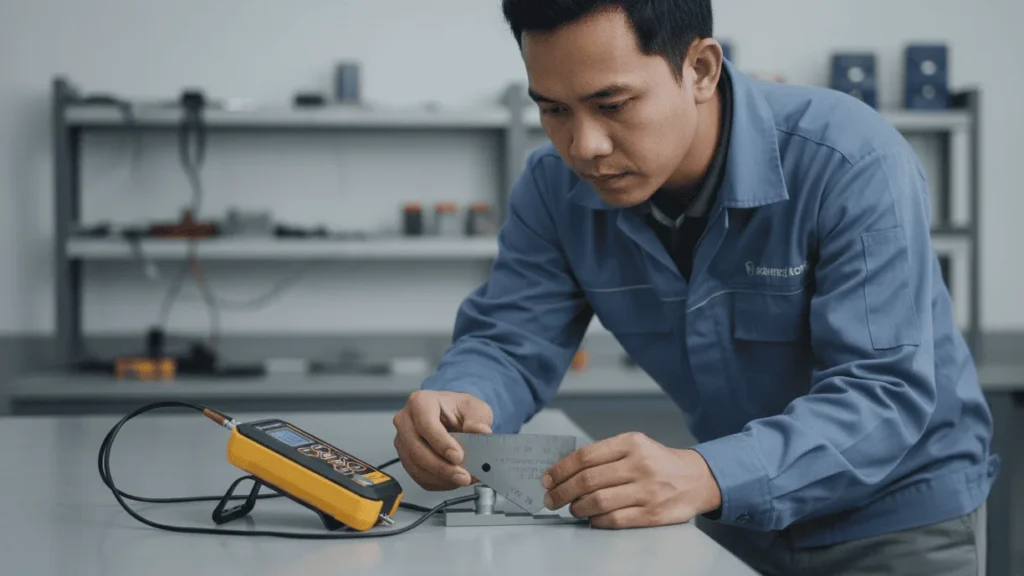 NOVOTEST Calibration Block V2 - Blok kalibrasi stainless steel