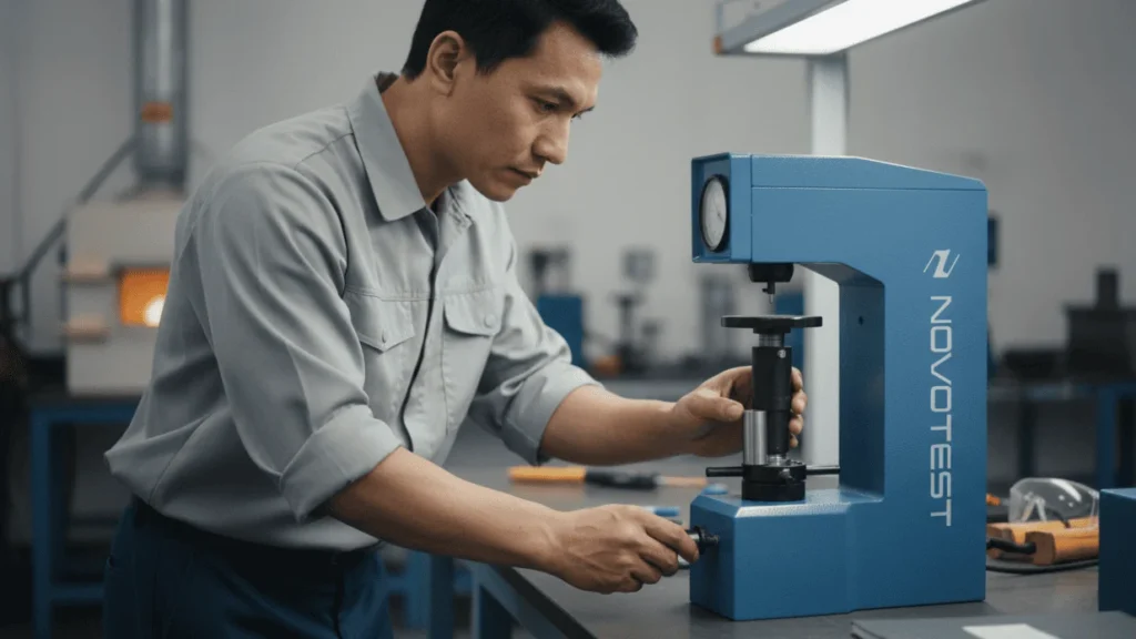 Alat Ukur Kekerasan NOVOTEST TS-R - Tester kekerasan baja